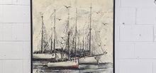 Charger l'image dans la galerie, Tableau vintage collection cadre theme bateau voilier pour salon chambre restaurant bureau