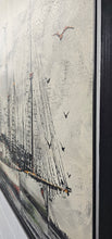 Charger l'image dans la galerie, Tableau vintage collection cadre theme bateau voilier pour salon chambre restaurant bureau
